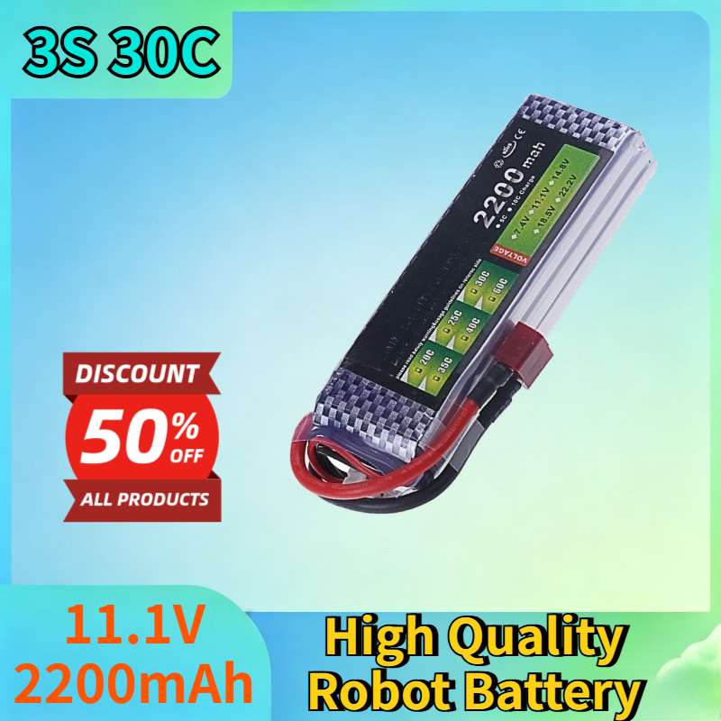 Drone Battery 3S - Yeni 3S 30C 11.1V 2200mAh Li-po
