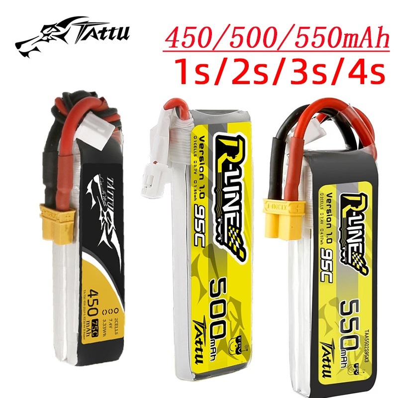 Drone Battery 3S - 3 adet yeni TATTU 450/500/550mAh 75/95C
