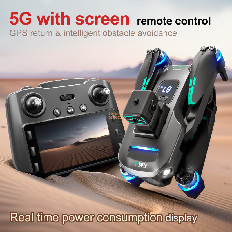 8K Çift Kamera 5G WIFI FPV Uza - Drone Battery Case incelemesi ve fiyatı