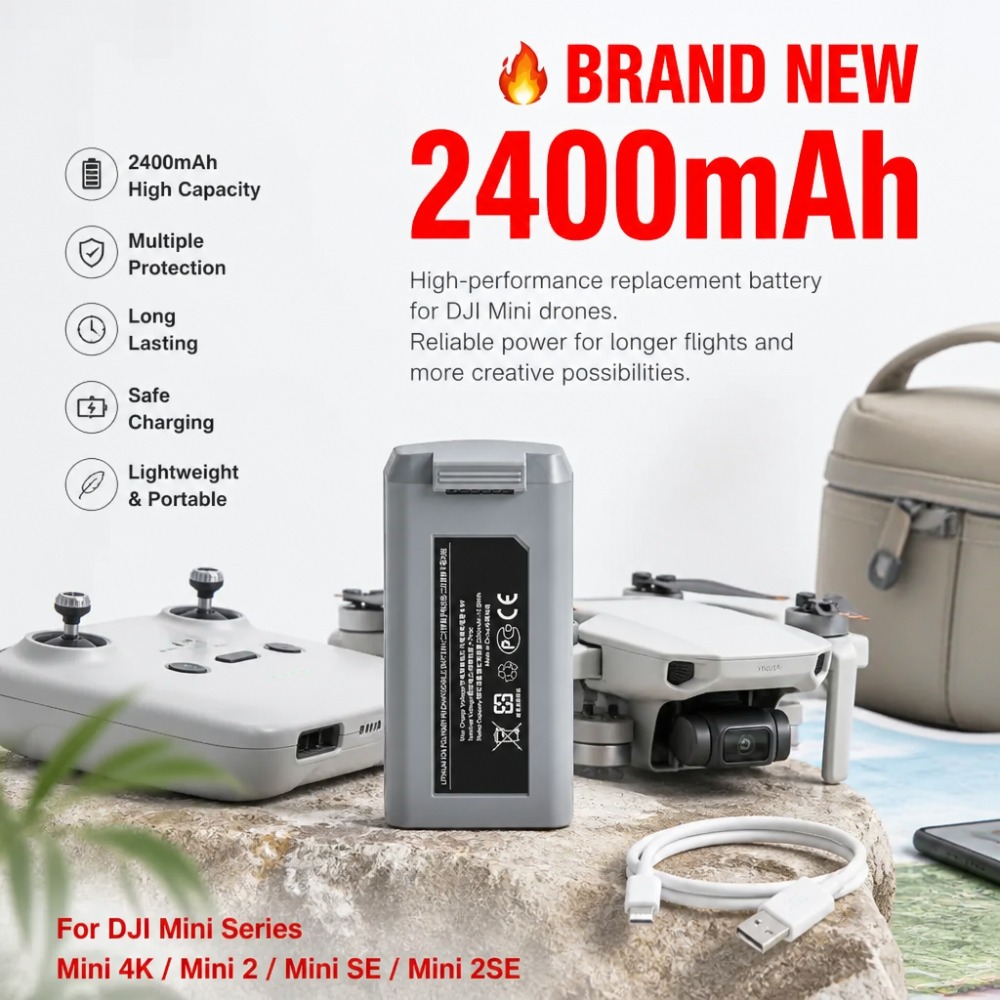 DJI Mini 4K/Mini 2/SE/2SE için - Drone Battery Smart incelemesi ve fiyatı