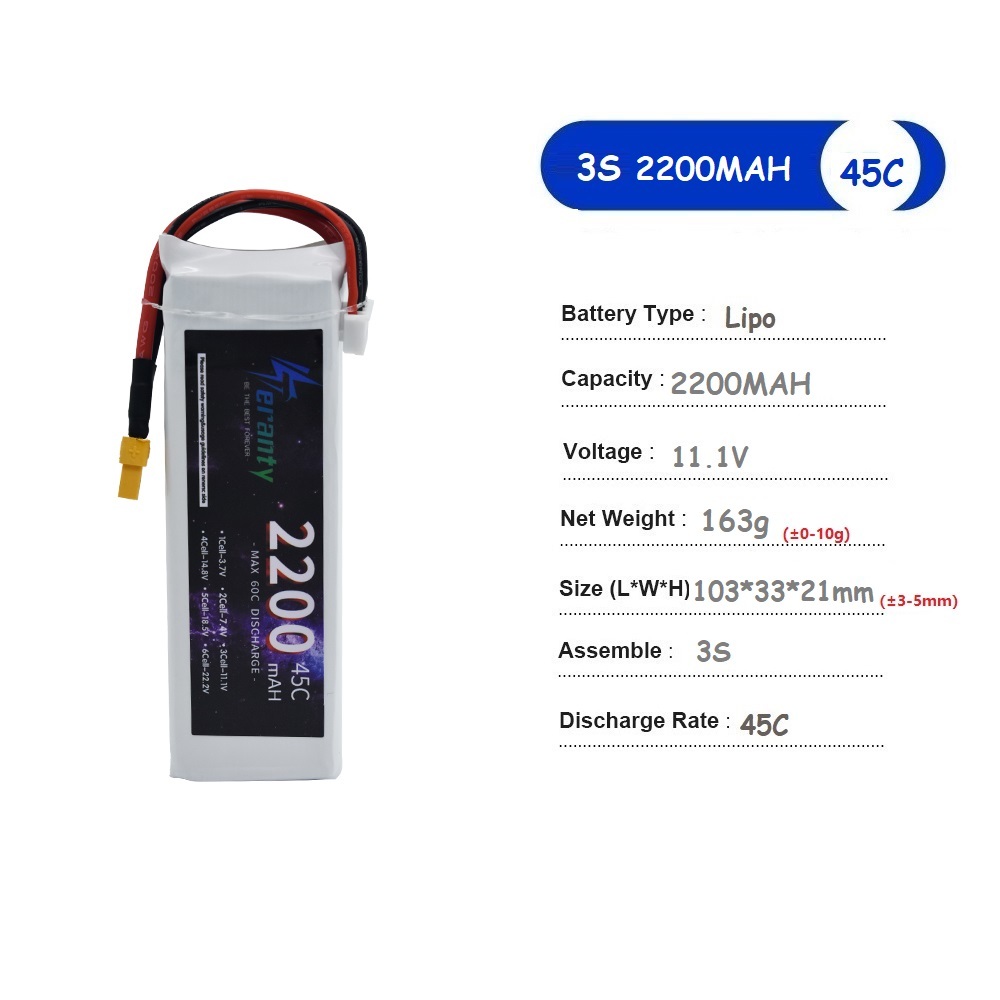 11.1V LiPo Pil 3S 1500mah 1800 - Drone Battery 3S incelemesi ve fiyatı